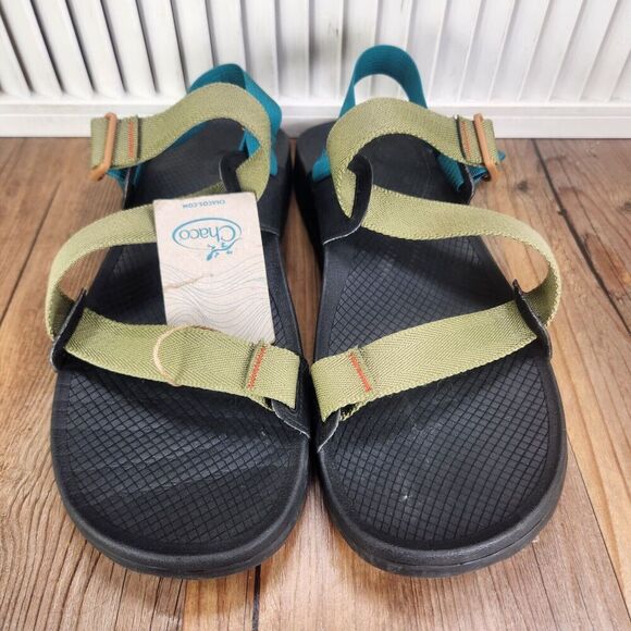 Chaco Lowdown Sandals Men\'s 14 Avocado Teal Green Adjustable Beach Trail Hiking main image 4